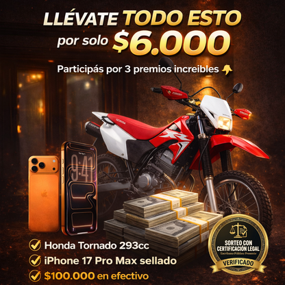 CHANCES PARA EL GRAN SORTEO